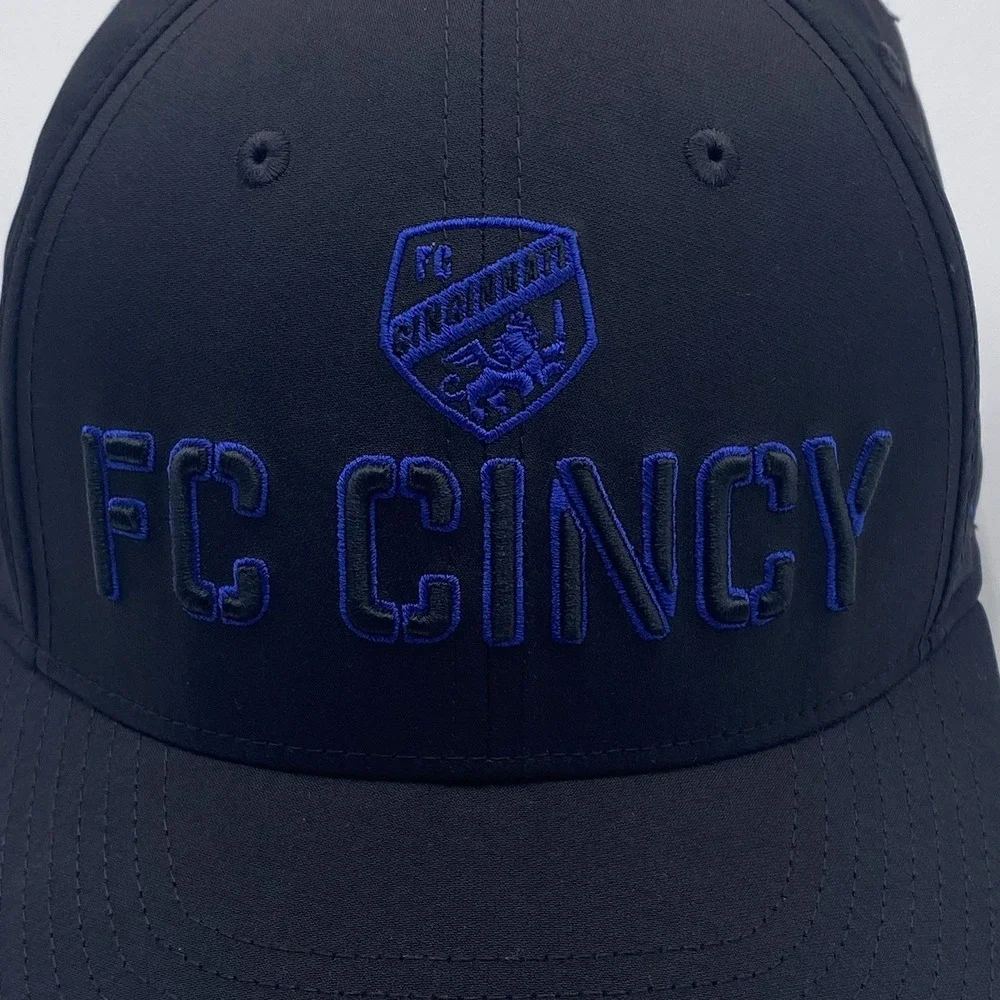 Cincinnati FC Hat Flex Fit Small Medium‎ Black Major League Soccer MLS Fanatics